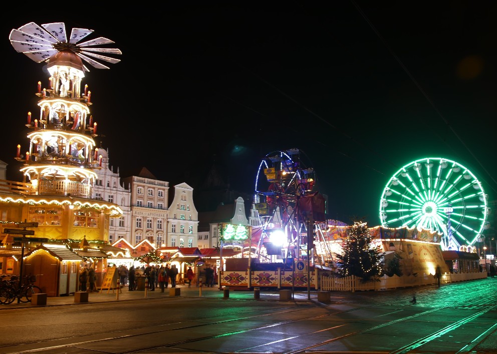 Rostock - Nord Tysklands st�rste julemarked